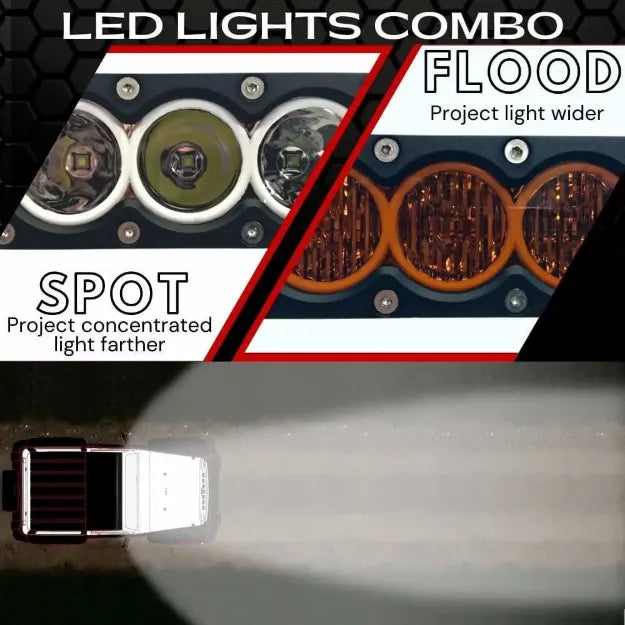 ExtremeLED X6 Series Amber and White LED Light Bars