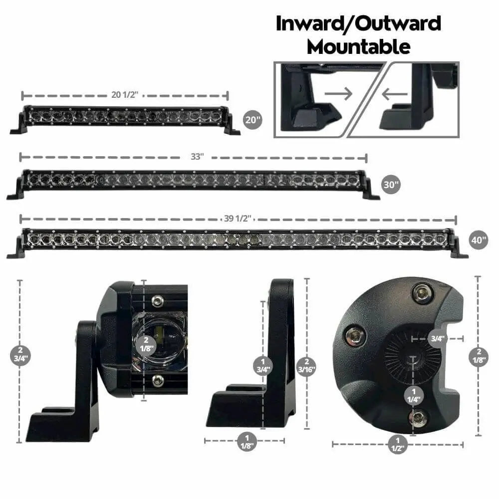 ExtremeLED Extreme Series Single Row Combo RGB Light Bar