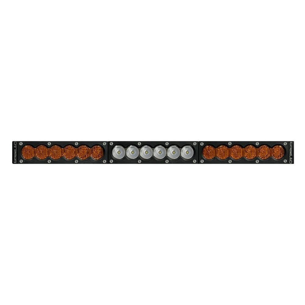 ExtremeLED 20" X6S Slim Amber/White 90W LED Light Bar & Harness