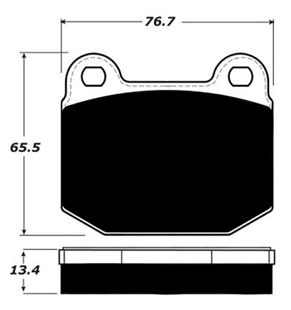 Porterfield Brake Pads for 2008 LOTUS EXIGE