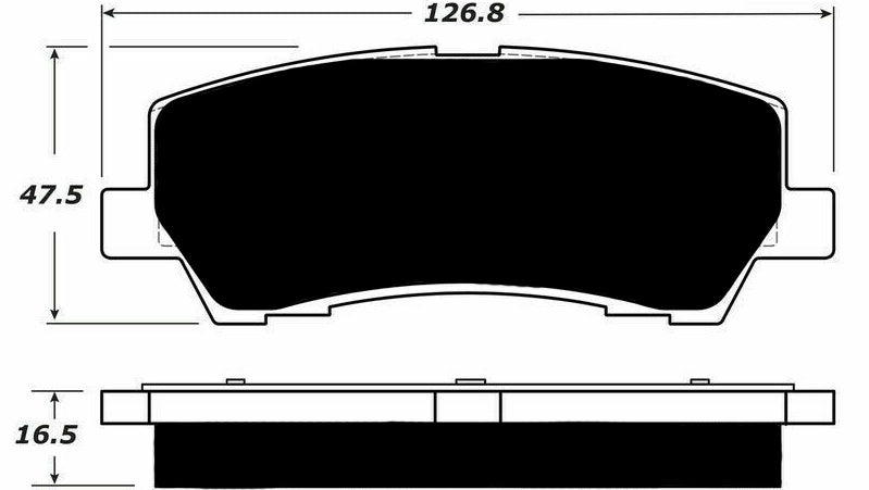 Porterfield Brake Pads for 2017 FORD Mustang EcoBoost Perf. Pkg