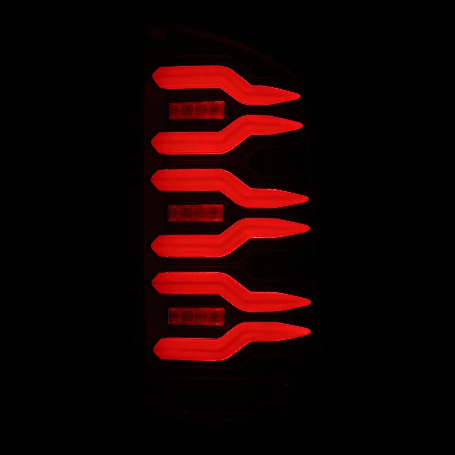 AlphaRex 02-06 Dodge Ram 1500/03-06 Dodge Ram 2500/3500 Truck LUXX-Series LED Tail Lights Black