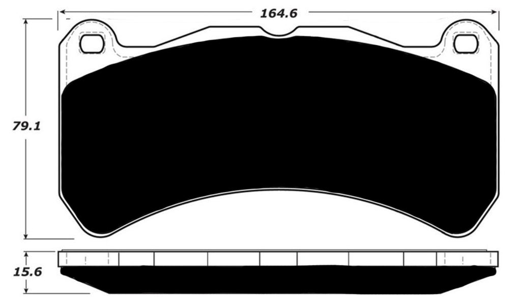 Porterfield Brake Pads for 2009 LEXUS IS F