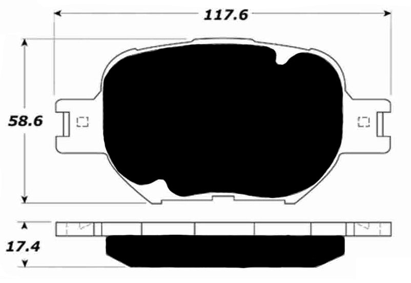 Porterfield Brake Pads for 2005 TOYOTA CELICA GT-S