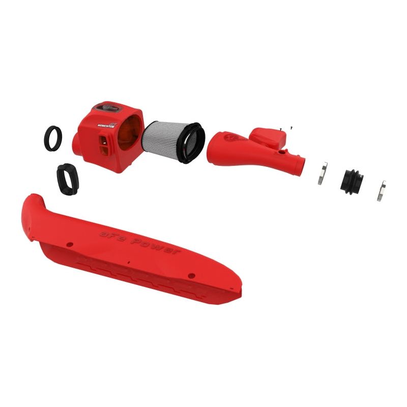 aFe 16-23 Toyota Tacoma V6 3.5L Momentum GT Red Edition Cold Air Intake System w/ Pro DRY S Filter