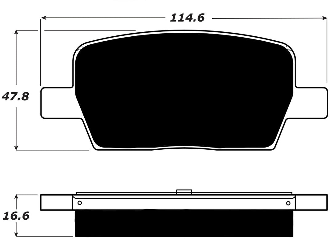 Porterfield Brake Pads for 2016 CHEVROLET CAMARO (Brembo 4 Piston)