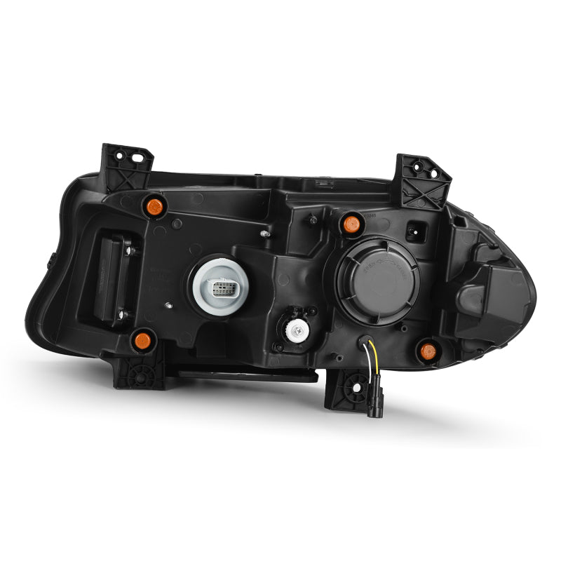 AlphaRex 15-23 Dodge Charger LUXX LED Proj Headlights Alpha-Black w/Actv Light & Seq.Sig / SB DRL 880579 *Discontinued