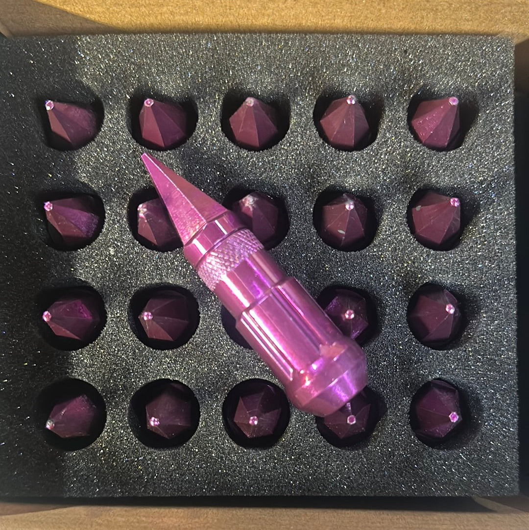 NNR steel lugs w/spikes 12x1.5 purple V3
NNR-LN-SDS1215PRV3