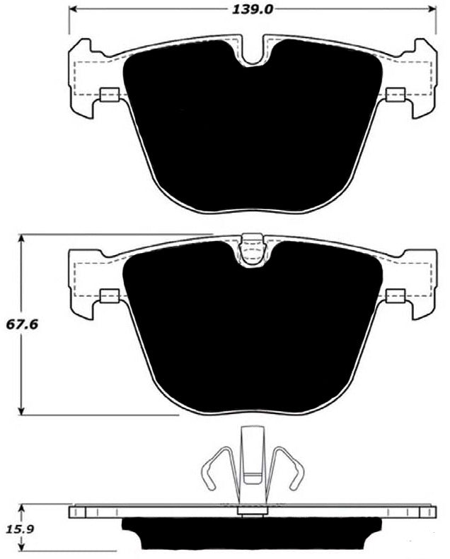 Porterfield Brake Pads for 2015 BMW 740 Series