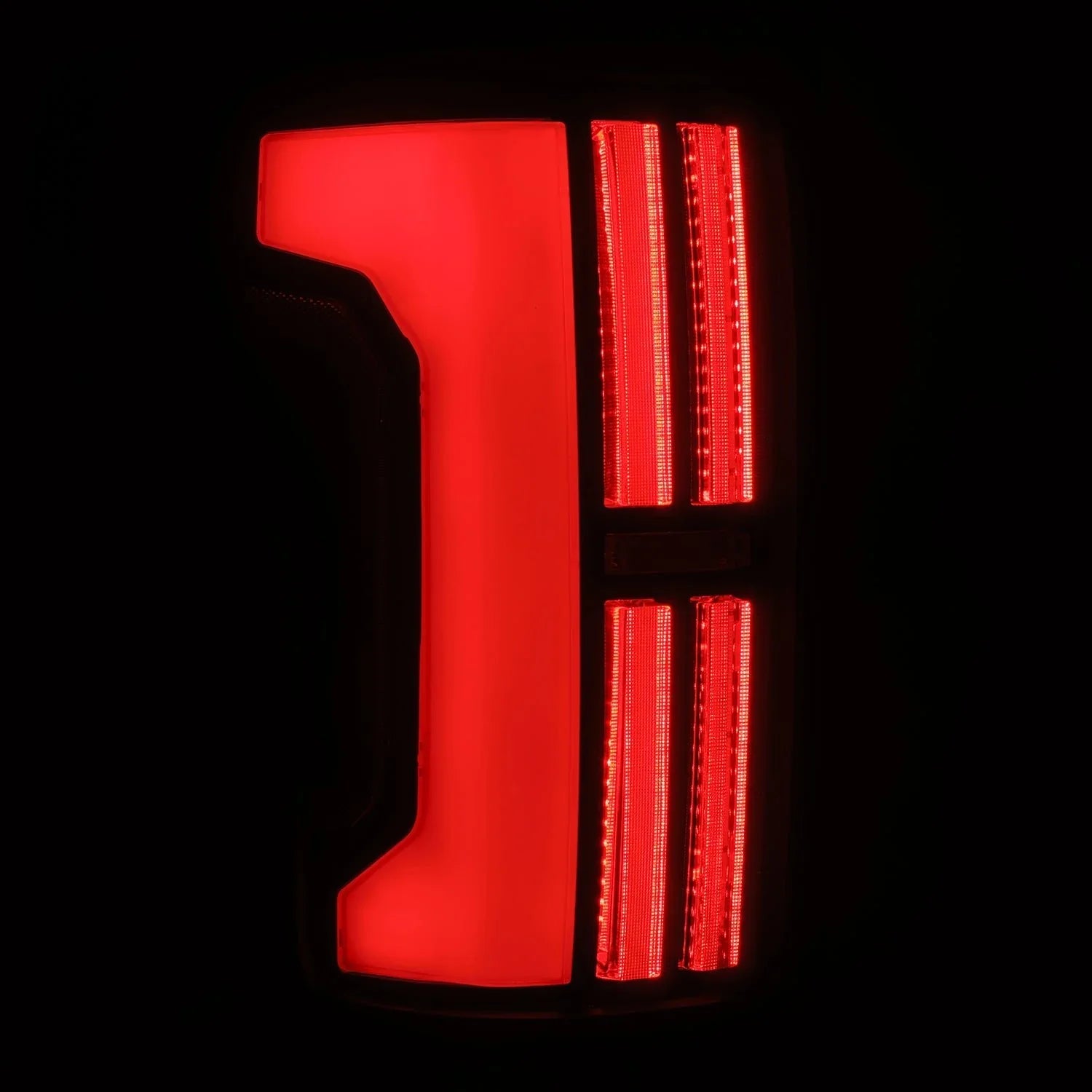 AlphaRex 07-13 Toyota Tundra NOVA-Series Prismatic LED Tail Lights Alpha-Black