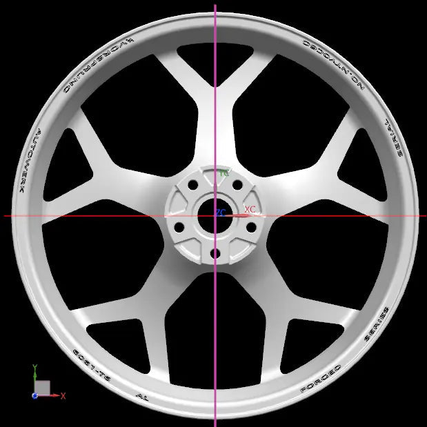 Set of Vorsprung Forged VA-008 Style Wheels