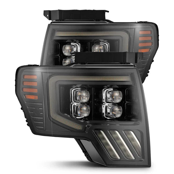 AlphaRex 09-14 Ford F150 MKII NOVA-Series LED Projector Headlights Alpha-Black