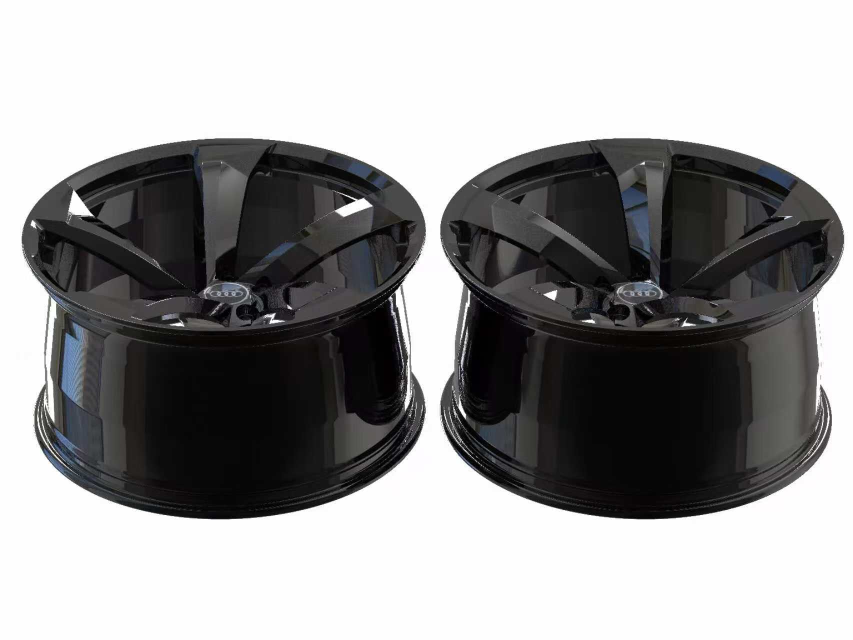 Forged Audi "Q8 E-Tron" Rotor Style Wheels