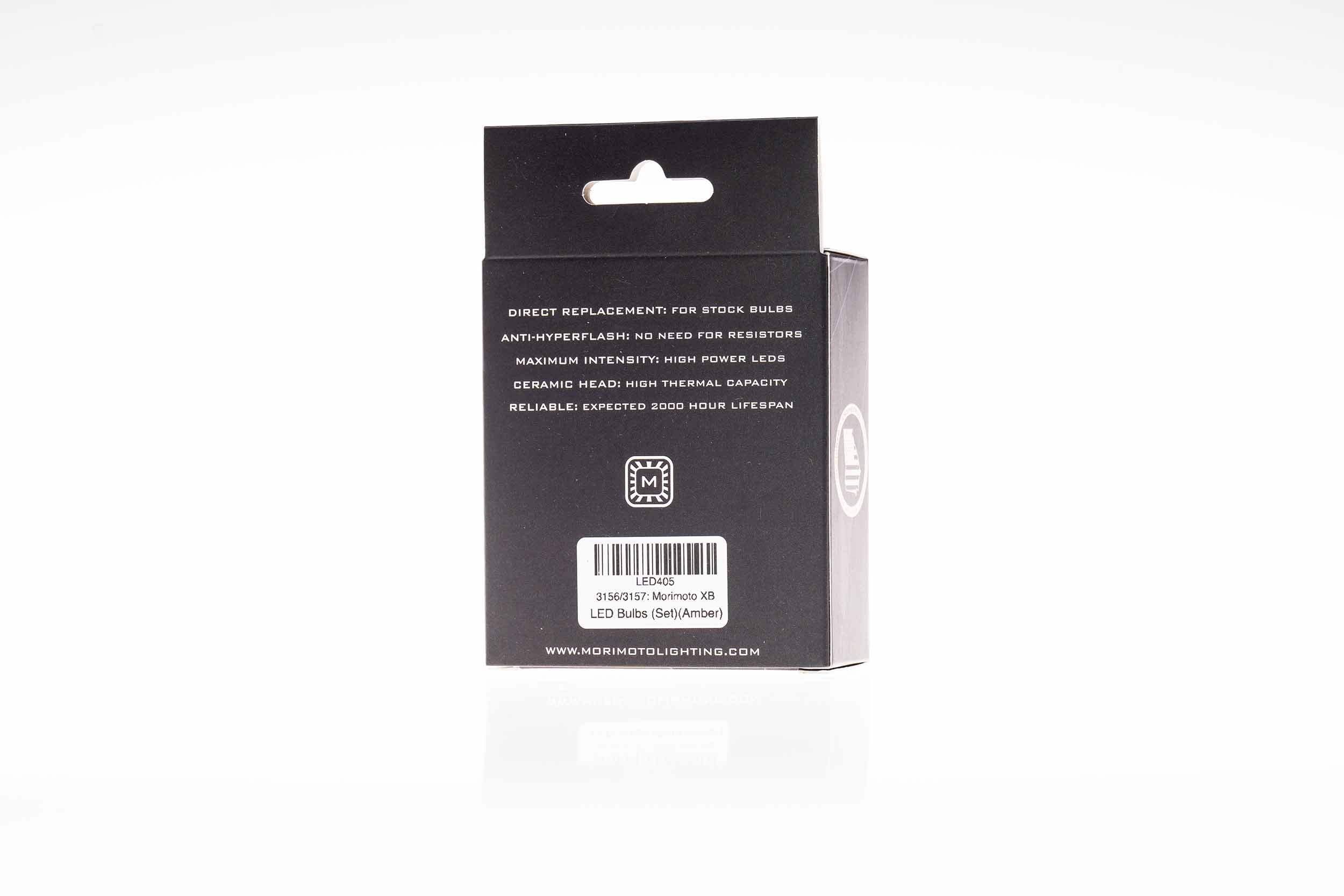 Morimoto XB LED Turn Signal Bulbs (Resistor-Free): 1156