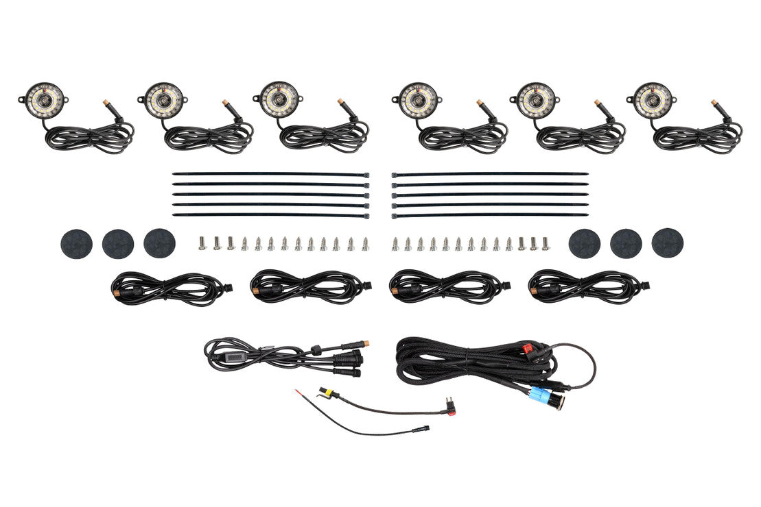 Morimoto Rock Light Kit: White (6 PC)