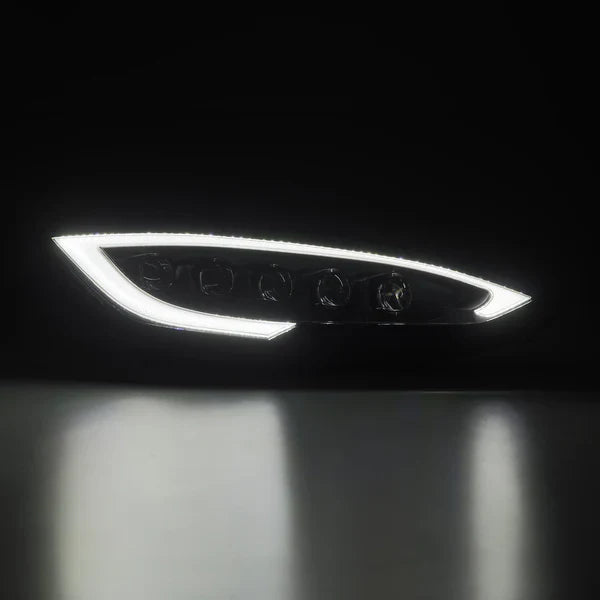 AlphaRex 12-21 Tesla Model S NOVA-Series LED Projector Headlights Black