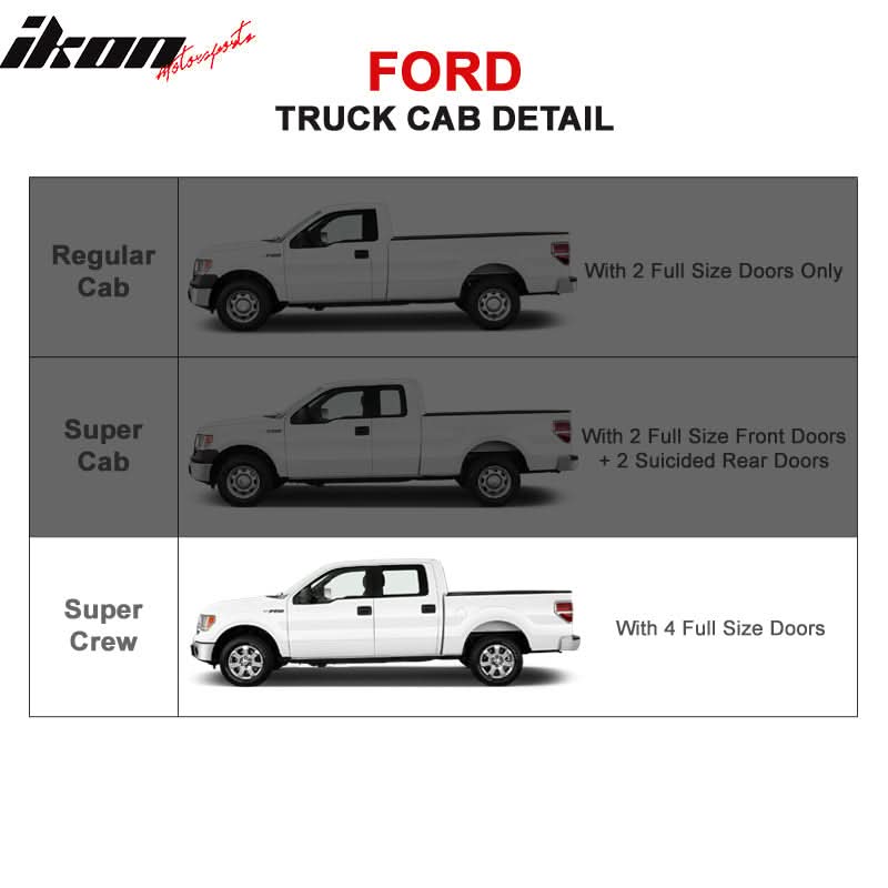 2004-2008Â Ford F-150 Crew Cab 5" Running Boards Side Step Nerf Bars
