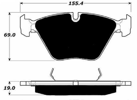 Porterfield Brake Pads for 2012 BMW X1 xDrive35i