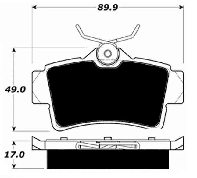 Porterfield Brake Pads for 2003 FORD MUSTANG