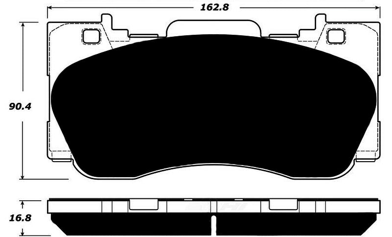 Porterfield Brake Pads for 2019 FORD Mustang EcoBoost Perf. Pkg