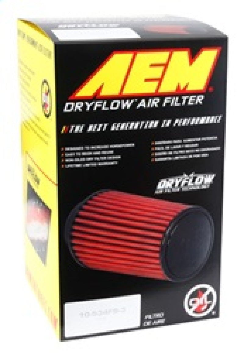 AEM Induction AEM DryFlow Air Filter AIR FILTER KIT 3.25in X 7in DRYFLOW 21-2113DK