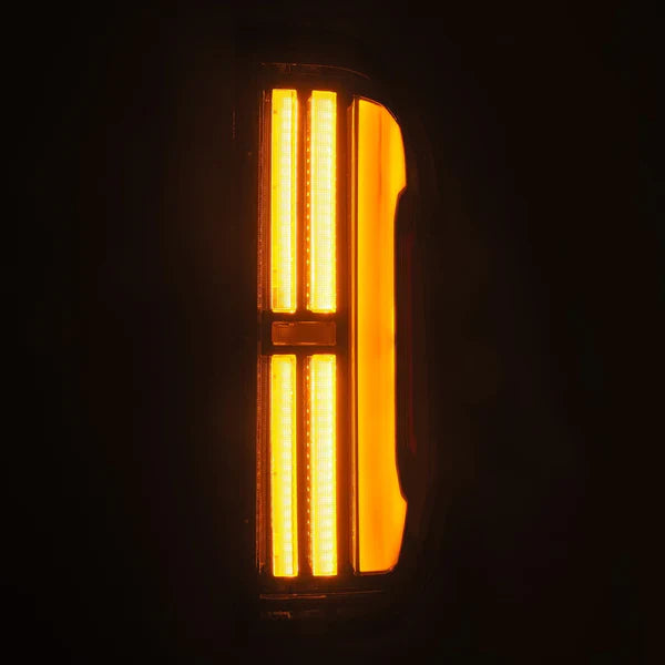 AlphaRex 14-21 Toyota Tundra NOVA-Series Prismatic LED Tail Lights Alpha-Black