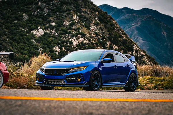 AlphaRex 16-21 Honda Civic NOVA-Series LED Projector Headlights Alpha-Black