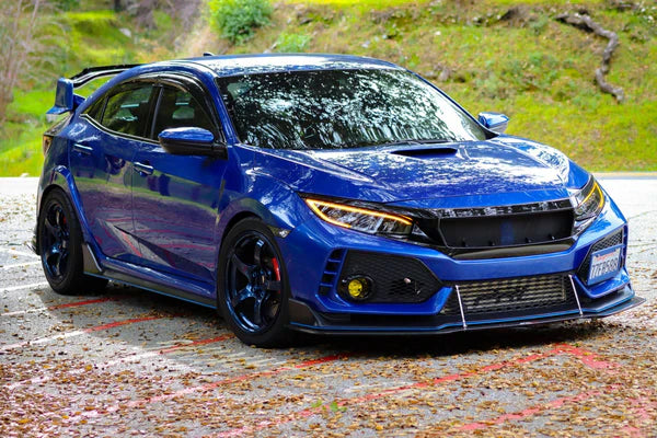 AlphaRex 16-21 Honda Civic NOVA-Series LED Projector Headlights Black