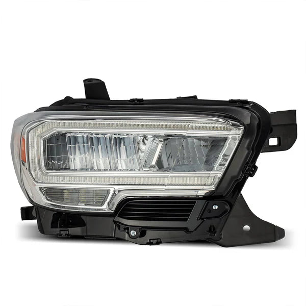 AlphaRex 16-23 Toyota Tacoma LUXX-Series Crystal Headlights - Chrome