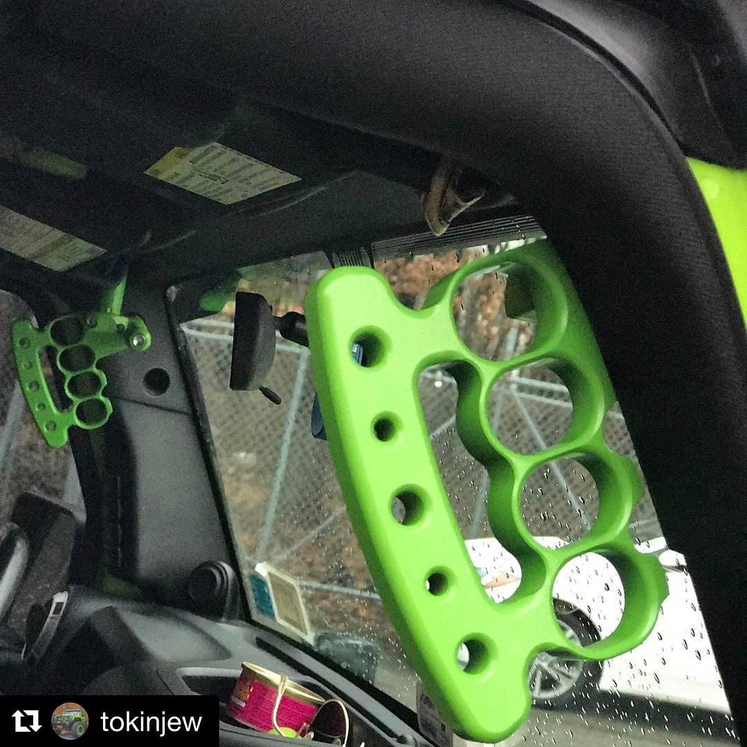 CMM Offroad TJ/LJ/YJ Billet Front Grab Handles (1987 - 2006)