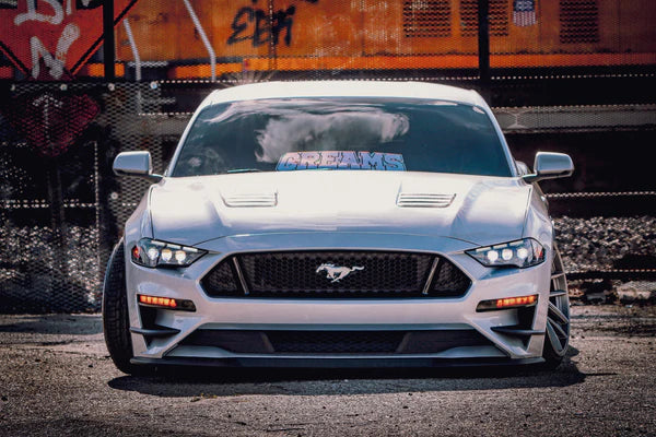 AlphaRex 18-23 Ford Mustang MK II NOVA-Series LED Projector Headlights Alpha-Black