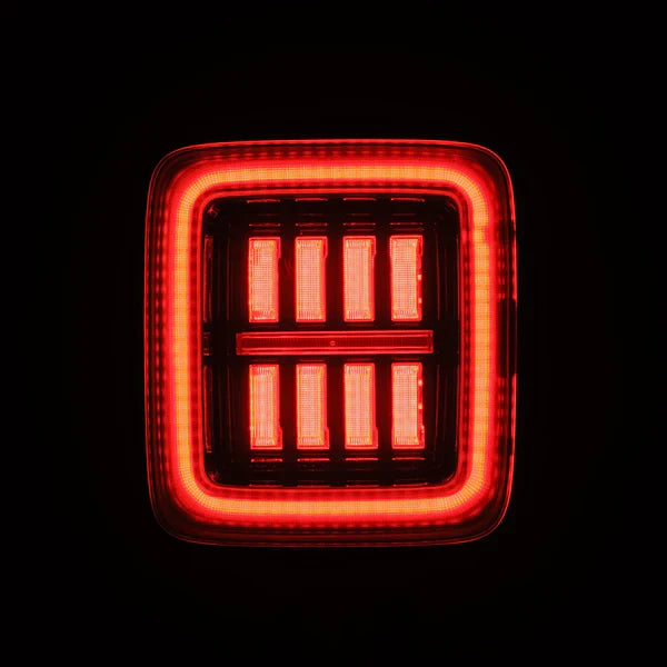 AlphaRex 18-23 Jeep Wrangler JL NOVA Prismatic LED Taillights Alpha-Black