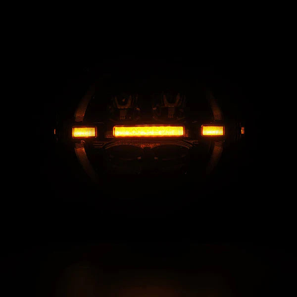 AlphaRex 18-25 Jeep Wrangler JL/Gladiator JT NOVA-Series LED Projector Headlights Black