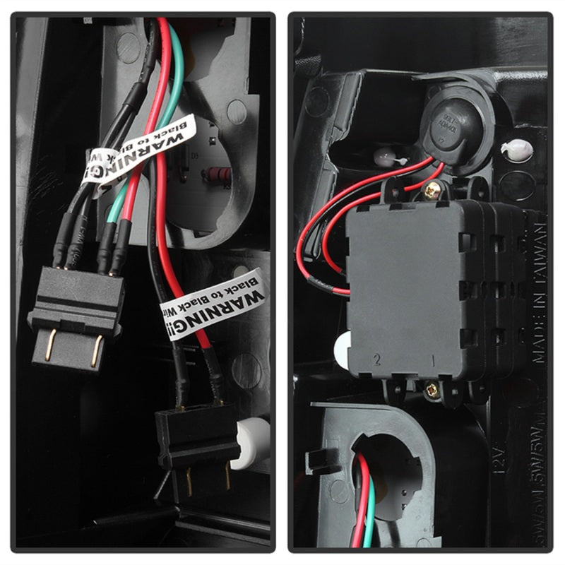 Spyder 03-06 Chevy Silverado (Does Not Fit Stepside) Version 2 LED Tail Lights - Black Smoke 5083272