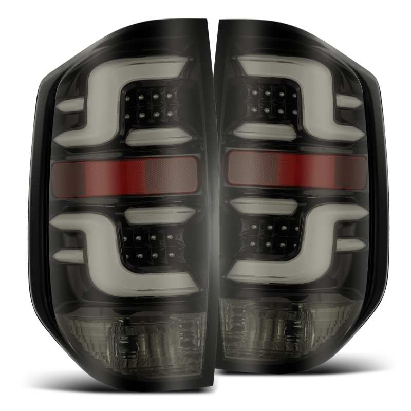 AlphaRex 14-21 Toyota Tundra PRO-Series LED Tail Lights Jet Black