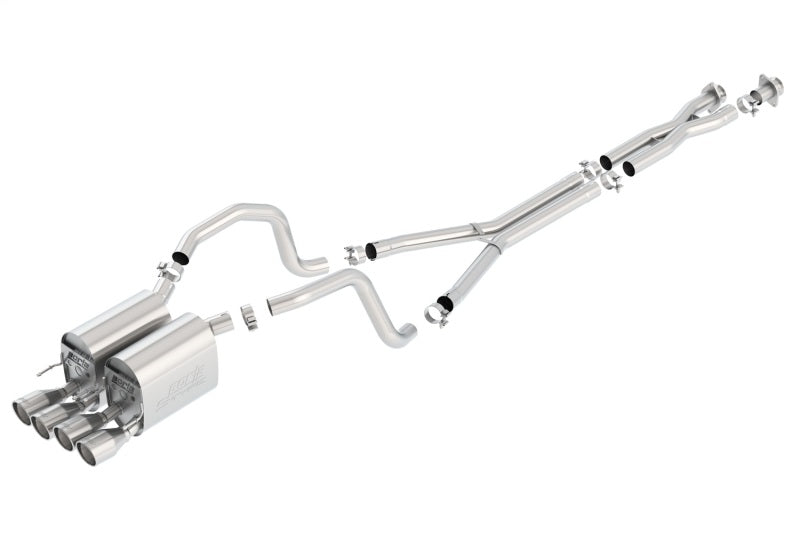 Borla 05-08 Chevrolet Corvette Coupe/Conv 6.0L/6.2L 8cyl 4spd/6spd RWD inS-Type IIin Catback Exhaust 140452