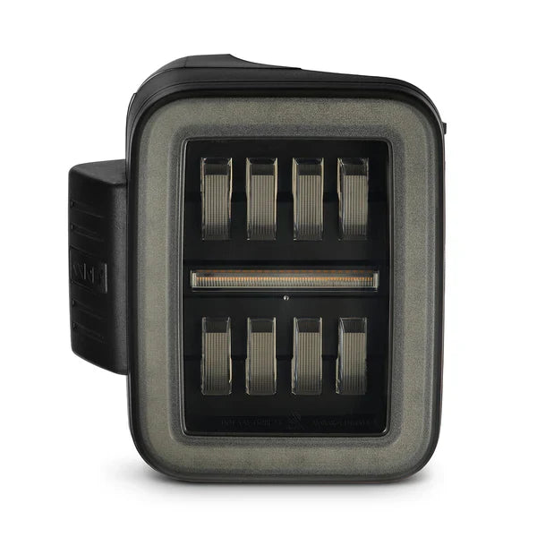 AlphaRex 19-25 Jeep Gladiator JT NOVA-Series Prismatic LED Tail Lights Chrome