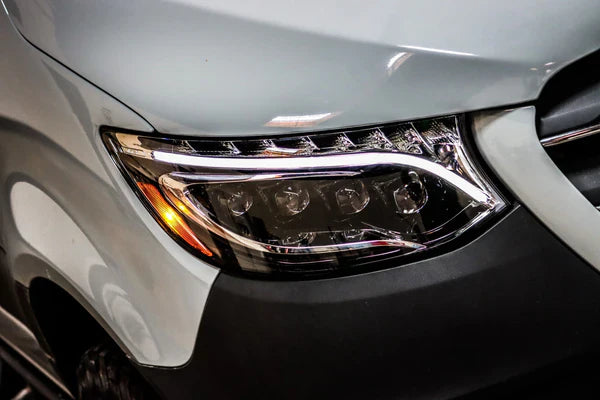 AlphaRex 19-24 Mercedes-Benz Sprinter NOVA-Series LED Projector Headlights Alpha-Black