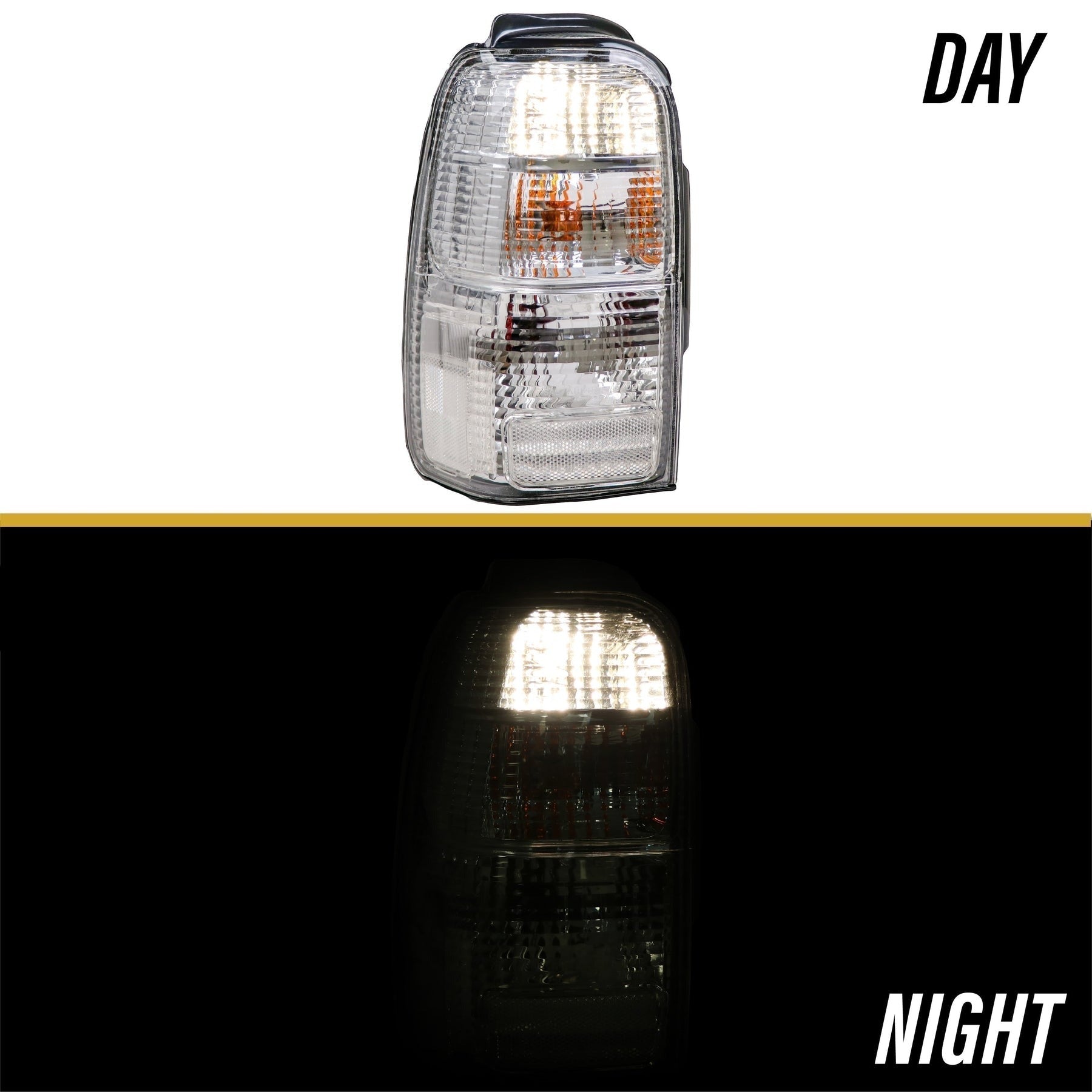 1996-2002 Toyota 4runner Trd Jdm Clear Rear Tail Lights Made By Unique Style Racing