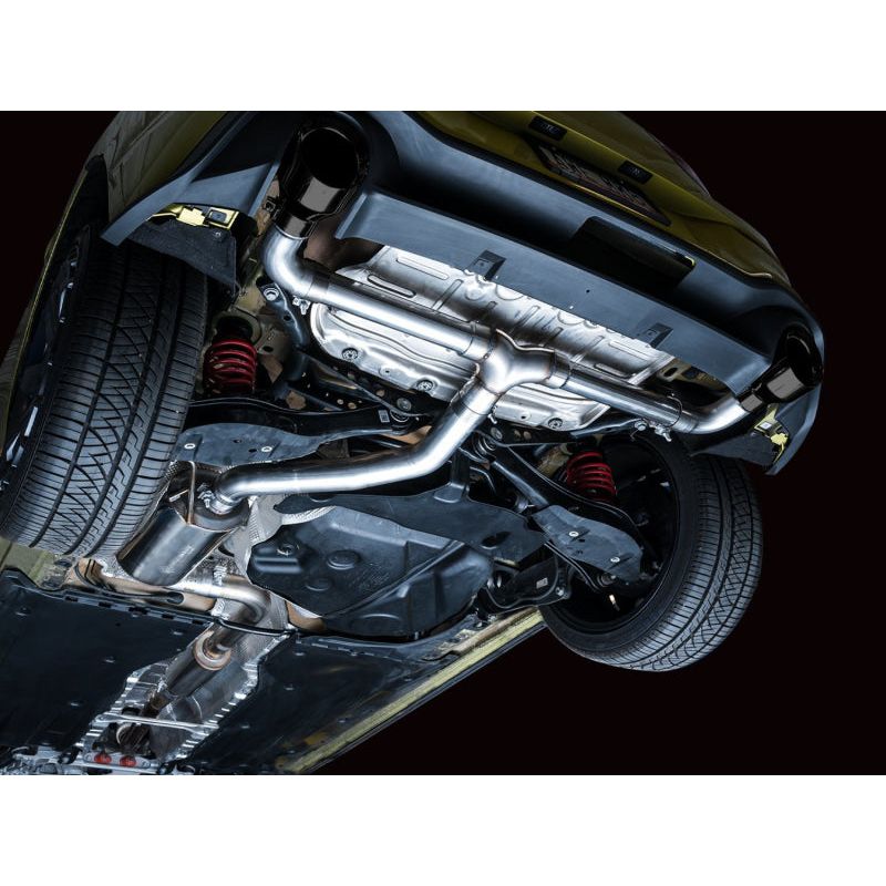 AWE 2022 VW GTI MK8 Touring Edition Exhaust - Diamond Black Tips