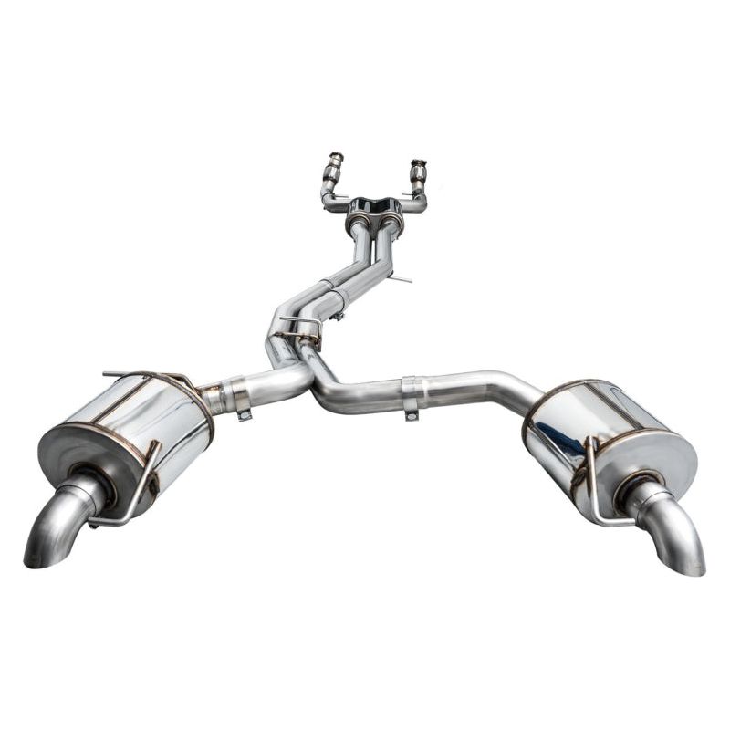 AWE Audi 2019-2023 C8 A6/A7 3.0T Touring Edition Cat-back Exhaust- Turn Downs