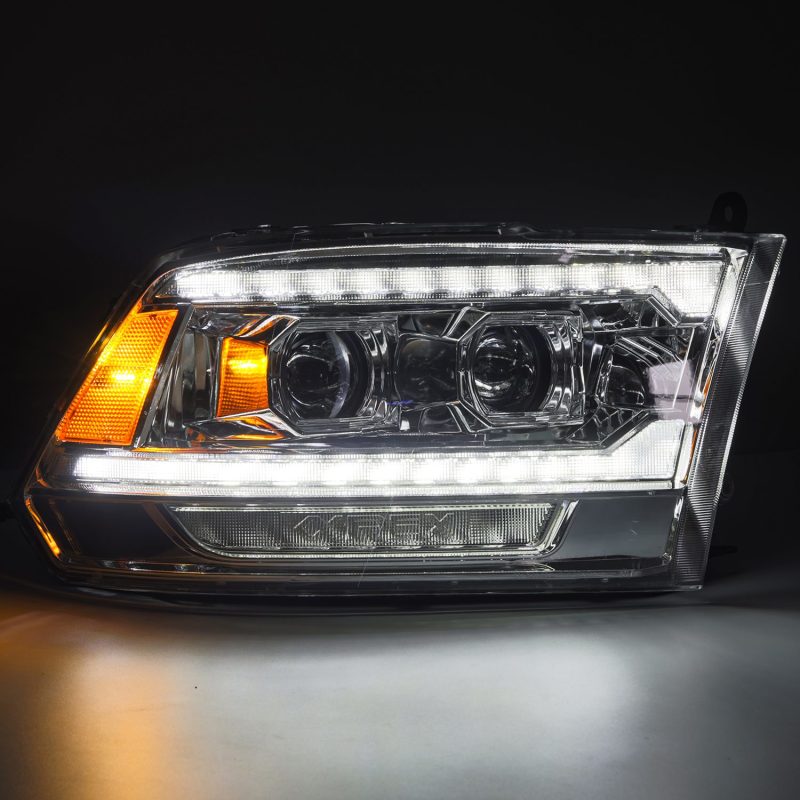 AlphaRex 09-18 Ram Truck (MK II 5th Gen 2500 Style) LUXX-Series LED Projector Headlights Chrome
