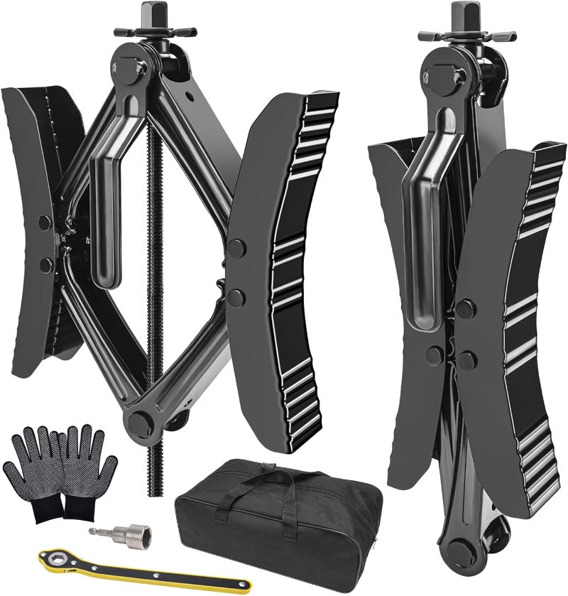 1 Set X-Shaped Camper Wheel Chock Stabilizer