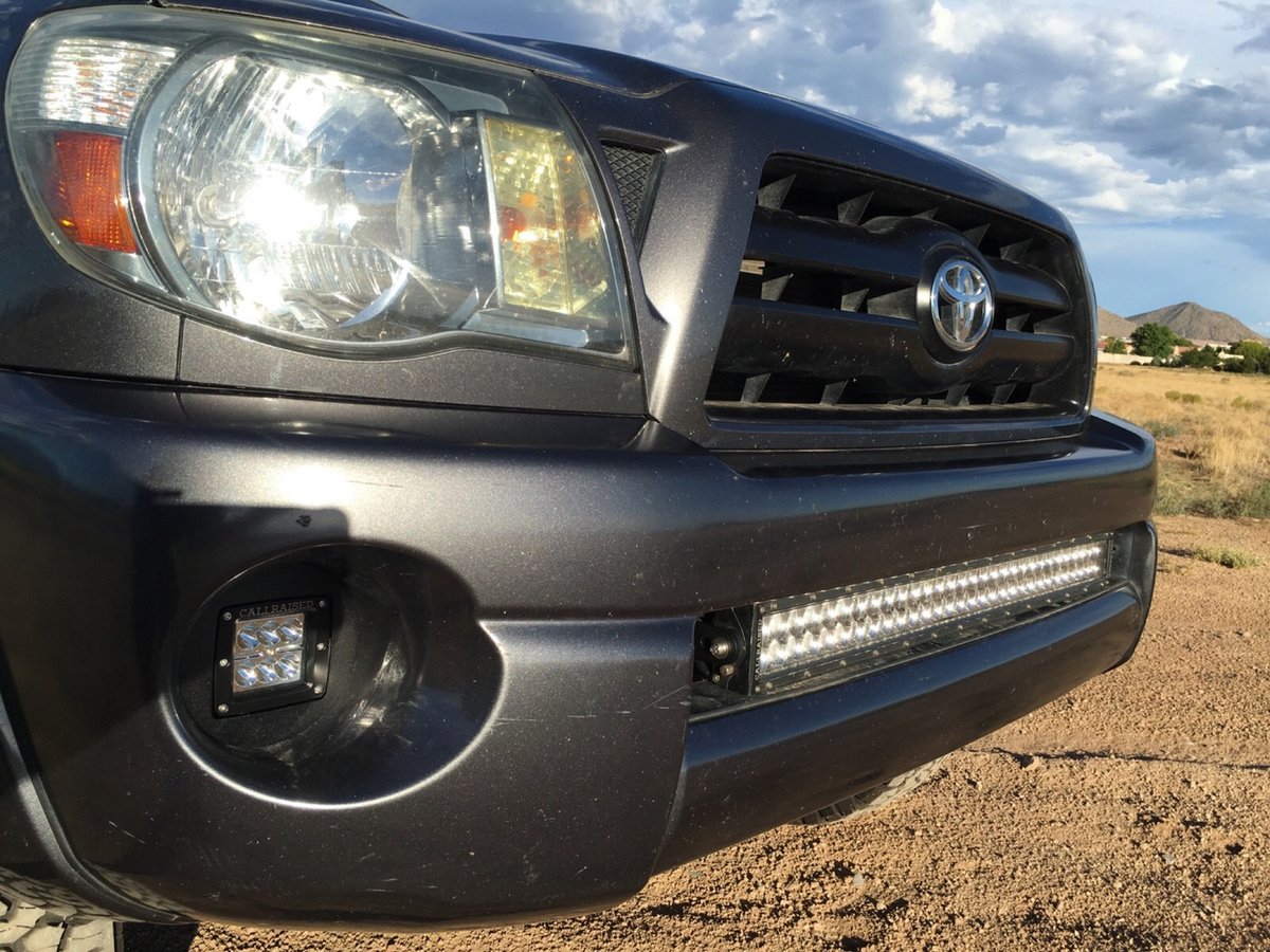LED Fog Light POD Replacements Brackets Kit | Toyota Tacoma 2005-2011