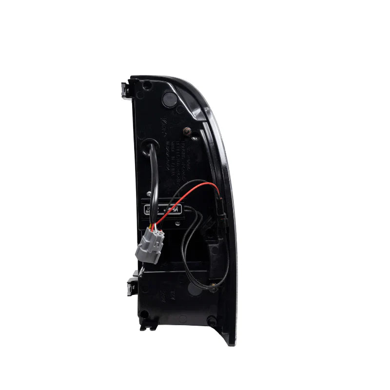Winjet Toyota Tacoma 2005-15 Sequential Tail Lights - Glossy Black Clear
