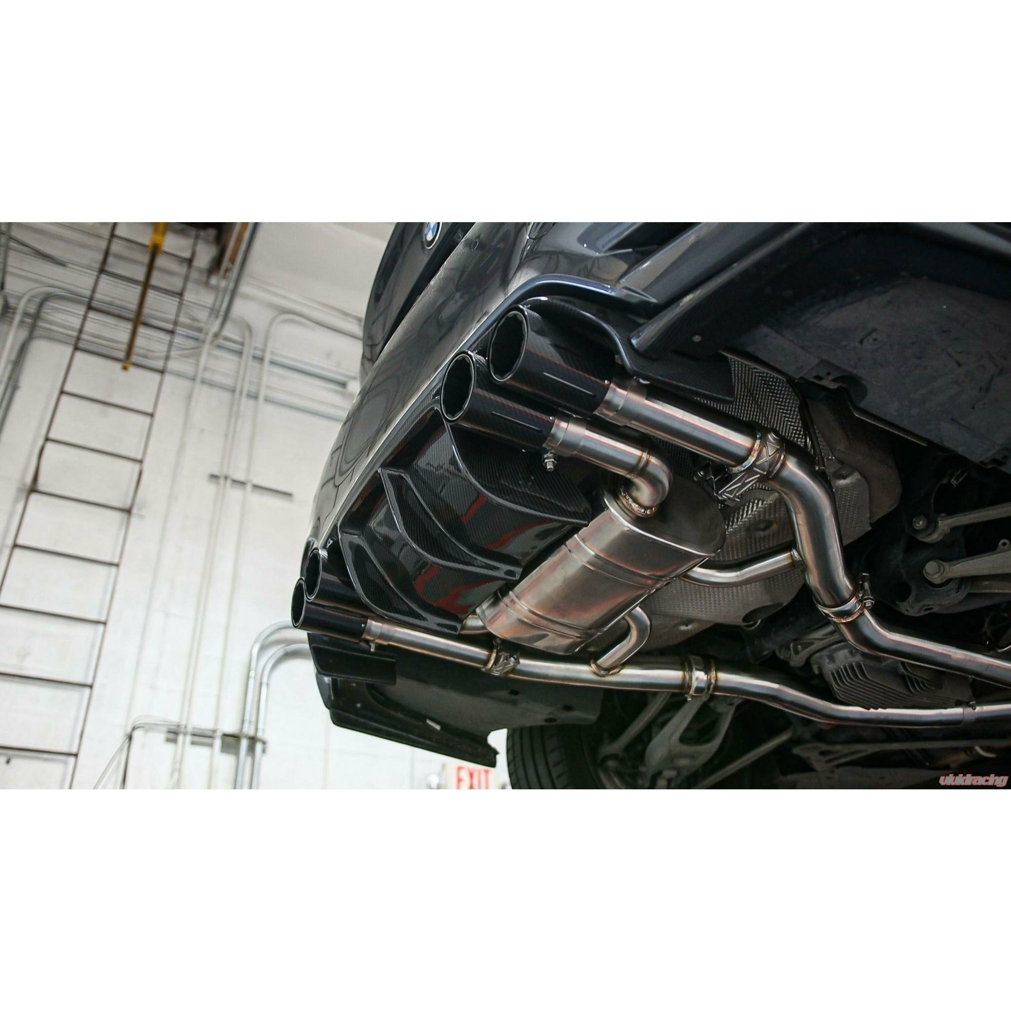 2015-2020 BMW M3 | M4 F8x | Satinless Steel Valvetronic Exhaust System with Carbon Tips