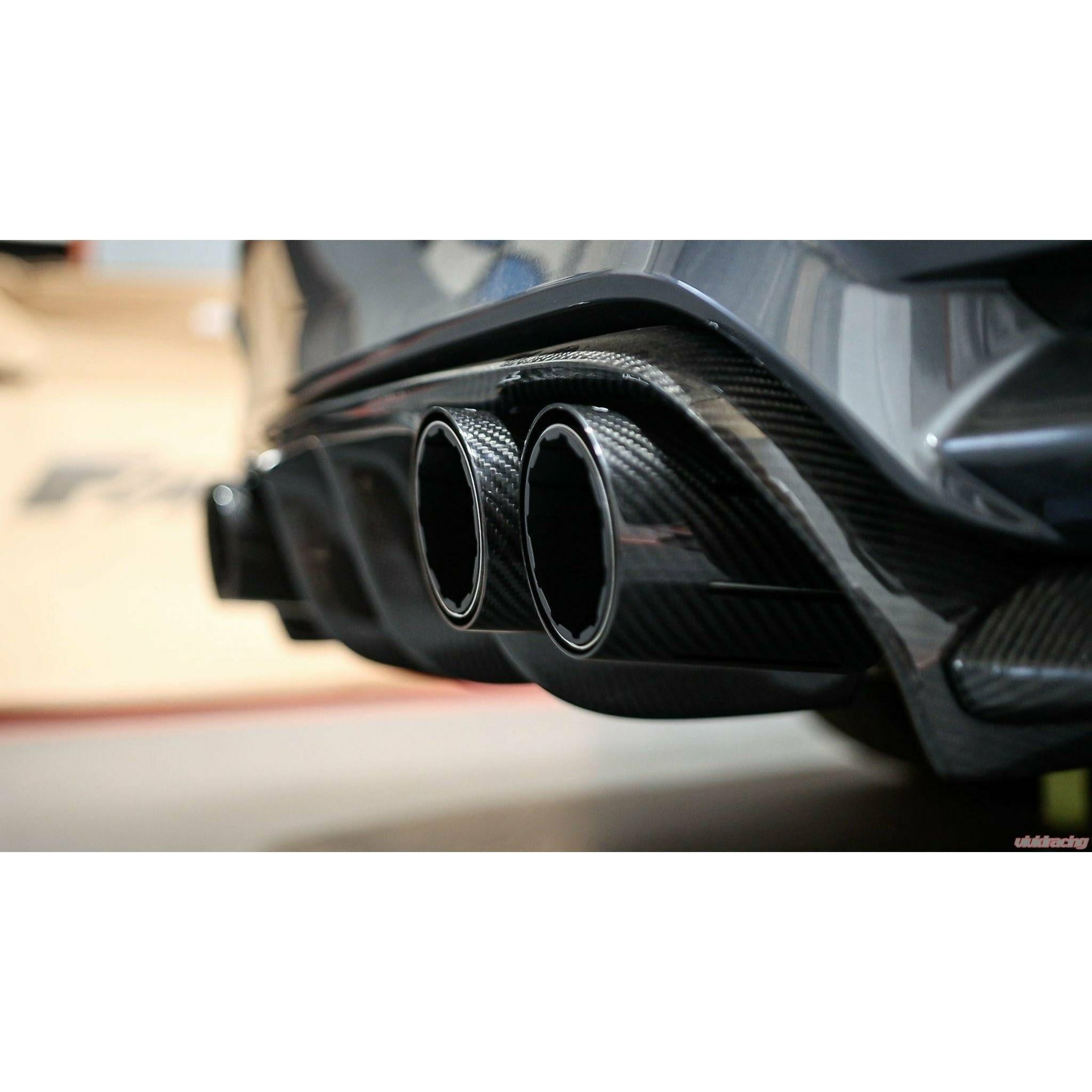 2015-2020 BMW M3 | M4 F8x | Satinless Steel Valvetronic Exhaust System with Carbon Tips