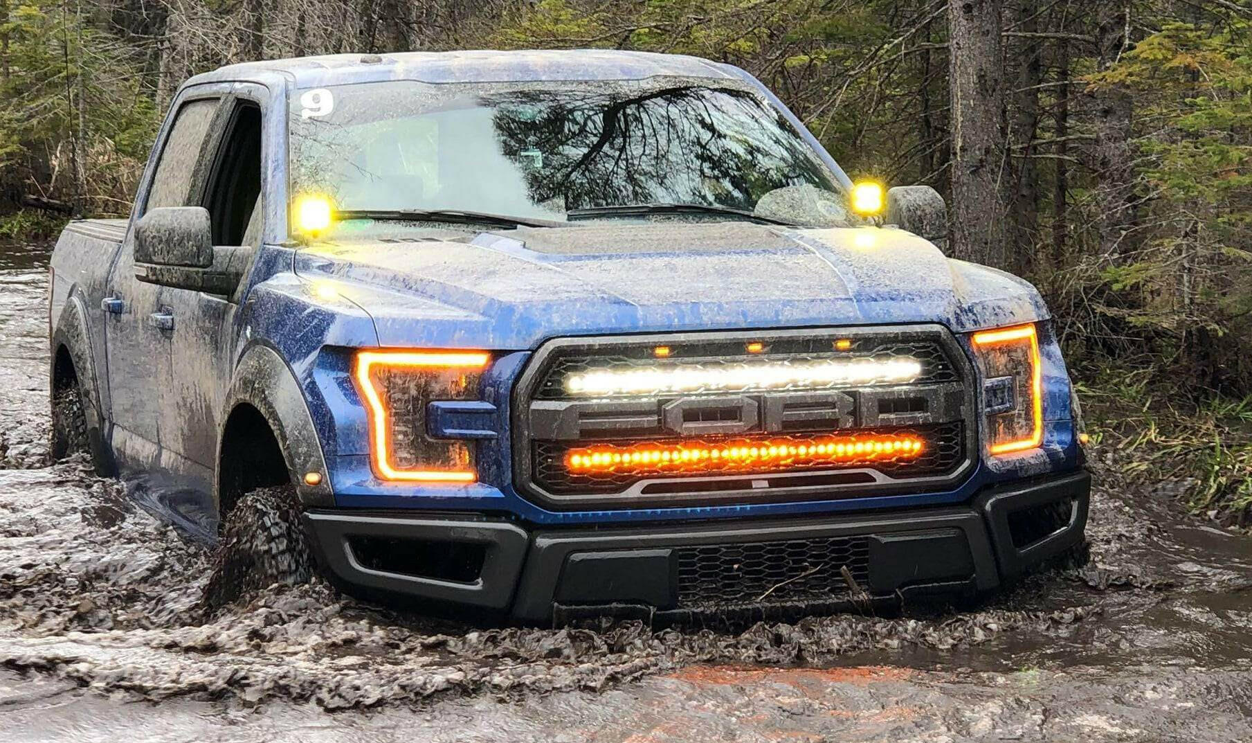 2017 - 2020 Ford Raptor Gen 2 Dual 40s Light Bars - TURBO TECH PERFORMANCE