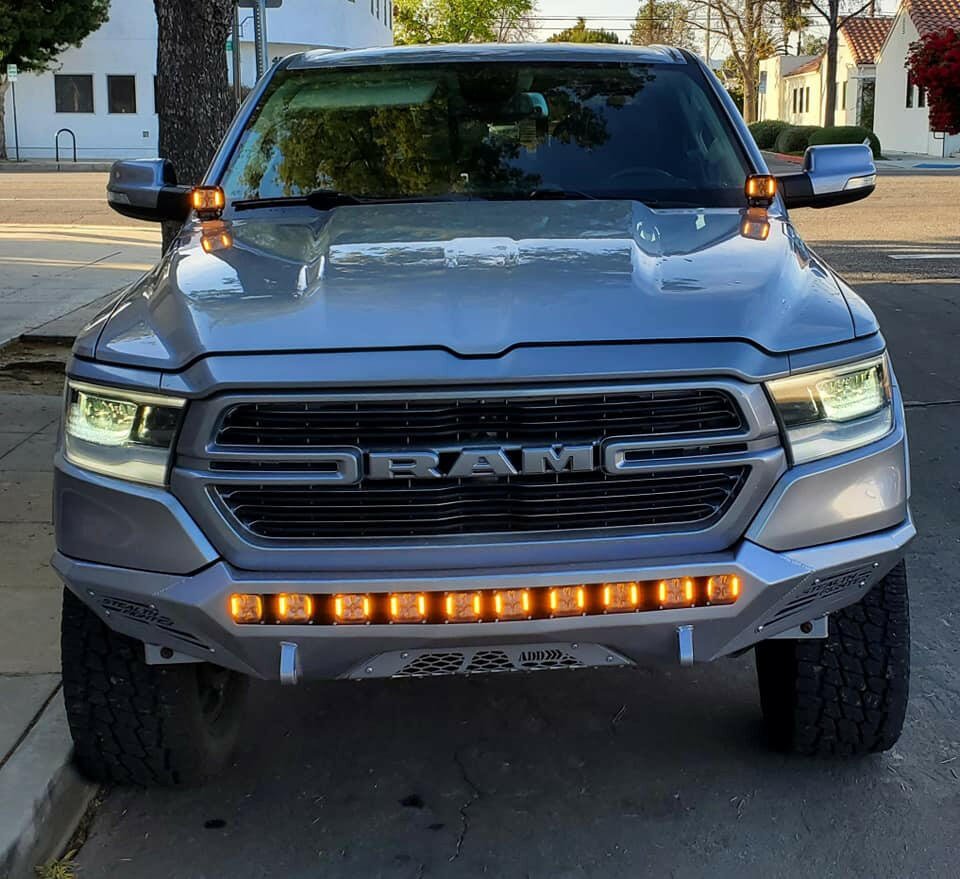 2019+ RAM 1500 TRX Hood Mount/Ditch Lights/Pillars - TURBO TECH PERFORMANCE
