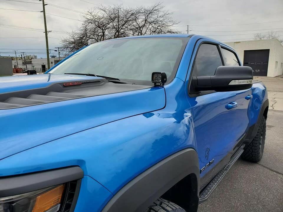 2019+ RAM 1500 TRX Hood Mount/Ditch Lights/Pillars - TURBO TECH PERFORMANCE